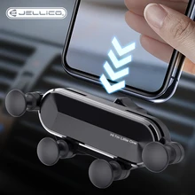 Jellico Universal Gravity Car Phone Holder Air Vent Mount Mobile Phone Stand Holder For Car Cell Phone Holder For iPhone Samsung