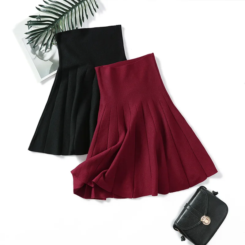 

2021 Ins New Fashion Women Knit Skirts Women Short Skirts Fashion Kintwear Skirts Women Clothing