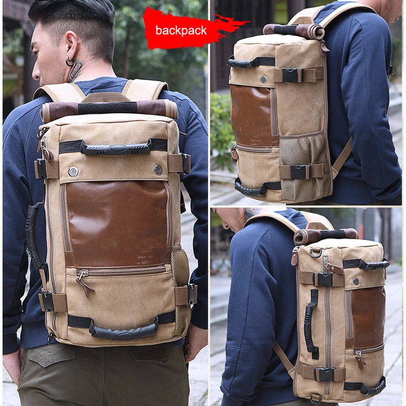 Рюкзак мужской для ноутбука 14 дюймов брендовый стильный вместительный чемодан