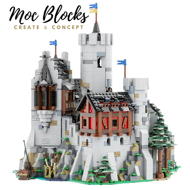 

Löwenstein Castle Official Expansion MOC Architecture Building Blocks Collection Street View Model Christmas Gifts Toys For Kids
