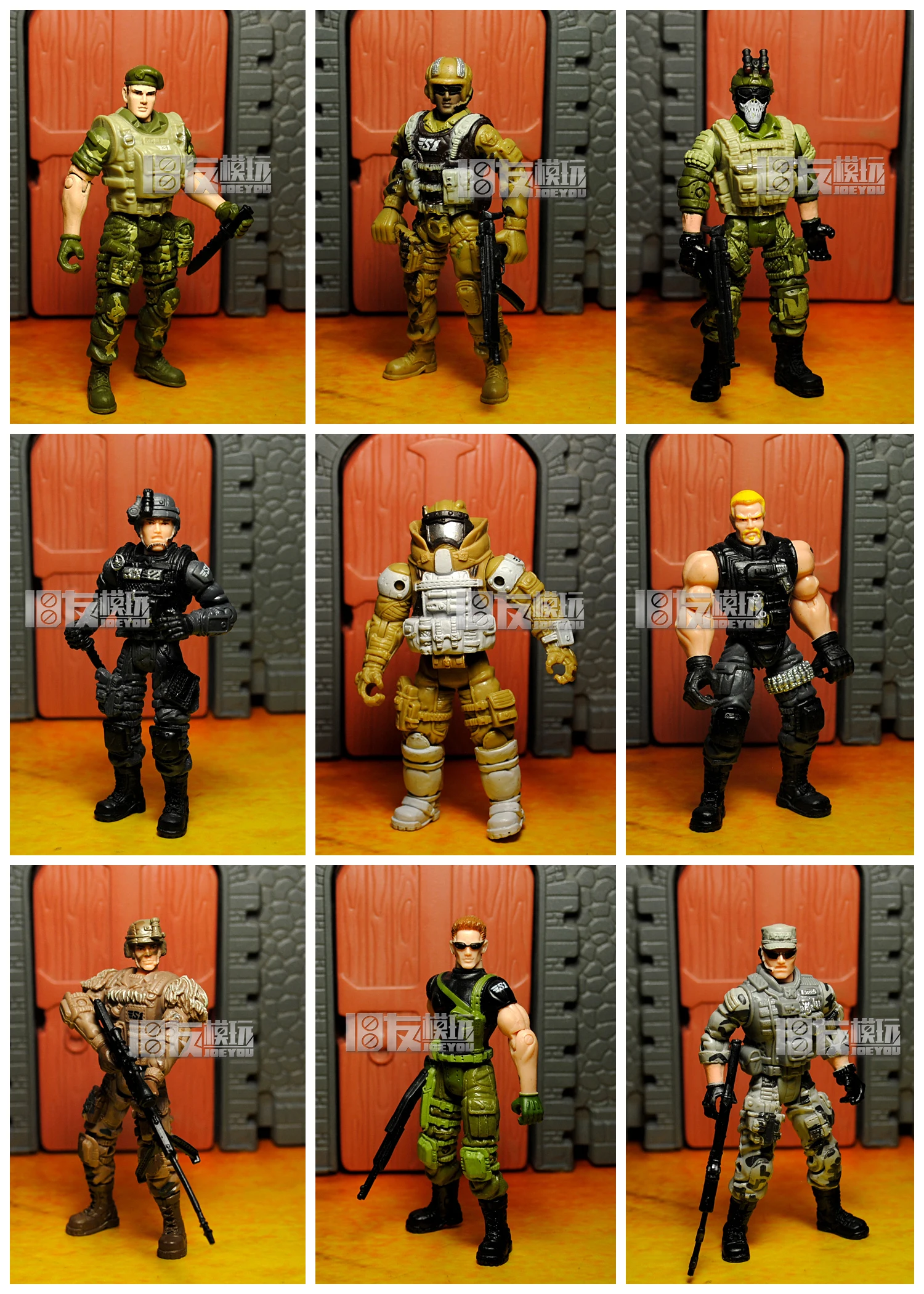 Экшн-фигурка солдатика 3 75 дюйма 1/18 подарок на день рождения | Игрушки и хобби