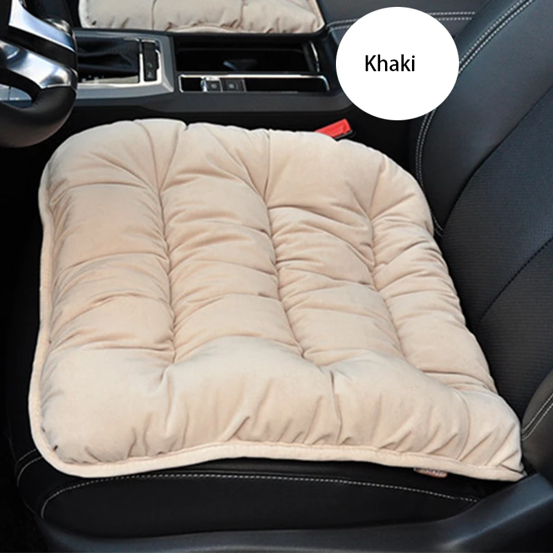 Зимний плюшевый теплый чехол для автомобильного сиденья объемный дизайн
