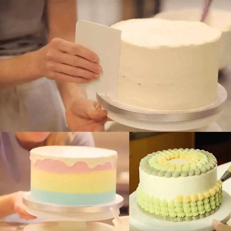 

Baking rotating cake decorating table DIY cake turntable mold cake tray rotating round cake decoration tool