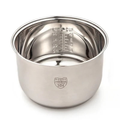 

304 stainless steel thickened Rice cooker inner bowl for Redmond rmc-m224s RMC-M90 multicooker like a native