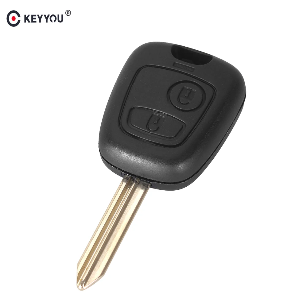 KEYYOU чехол для автомобильного ключа с 2 кнопками Peugeot Partner Expert Boxer SX9 запасной корпус