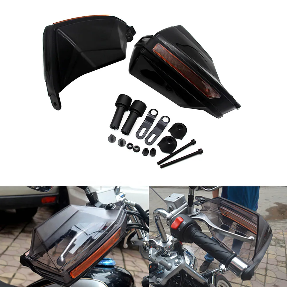 

2PCS Universal Motorcycle Hand Guards 7/8" Handlebar Handguard Handle Protector Gear Motocross Scooter ATV Windproof Guard Gear
