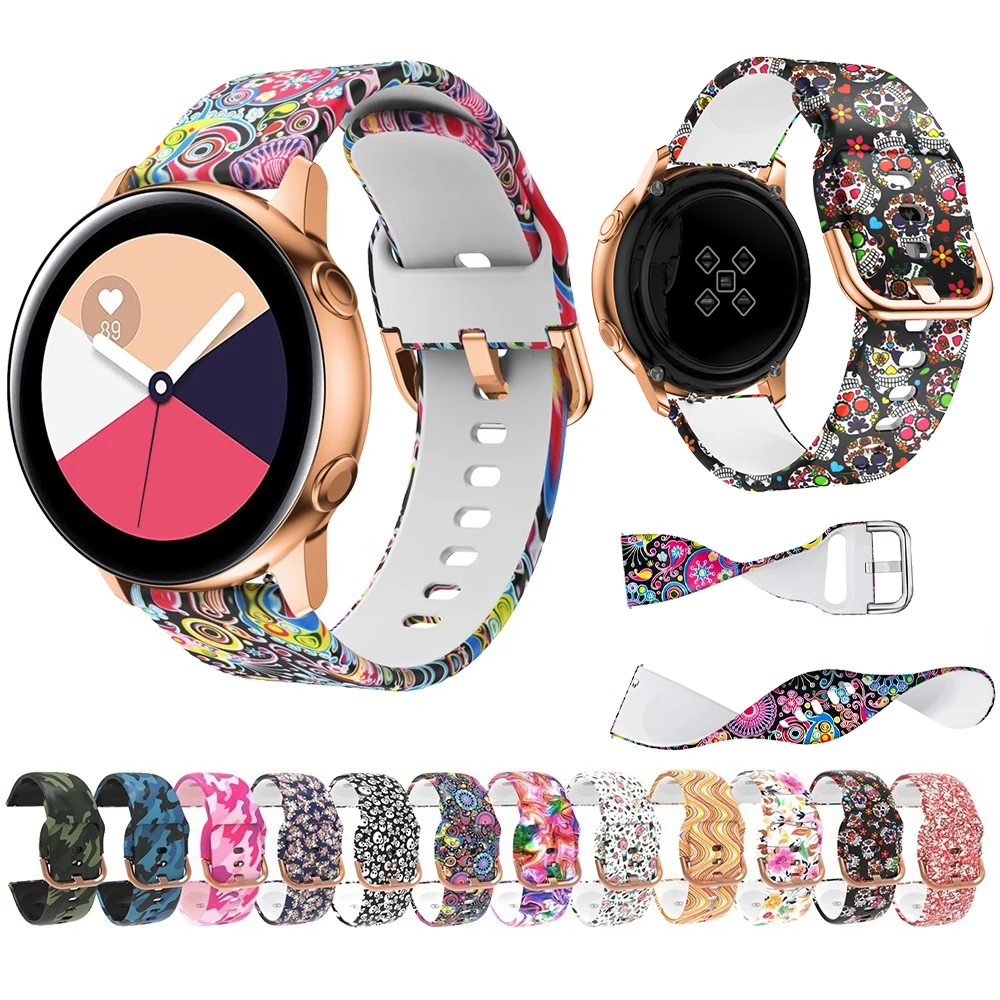 

Ремешок 20/22 мм для Samsung Galaxy Watch 3 41/45 мм, сменный Браслет для Galaxy Watch 42/46 мм active 2 40/44 мм