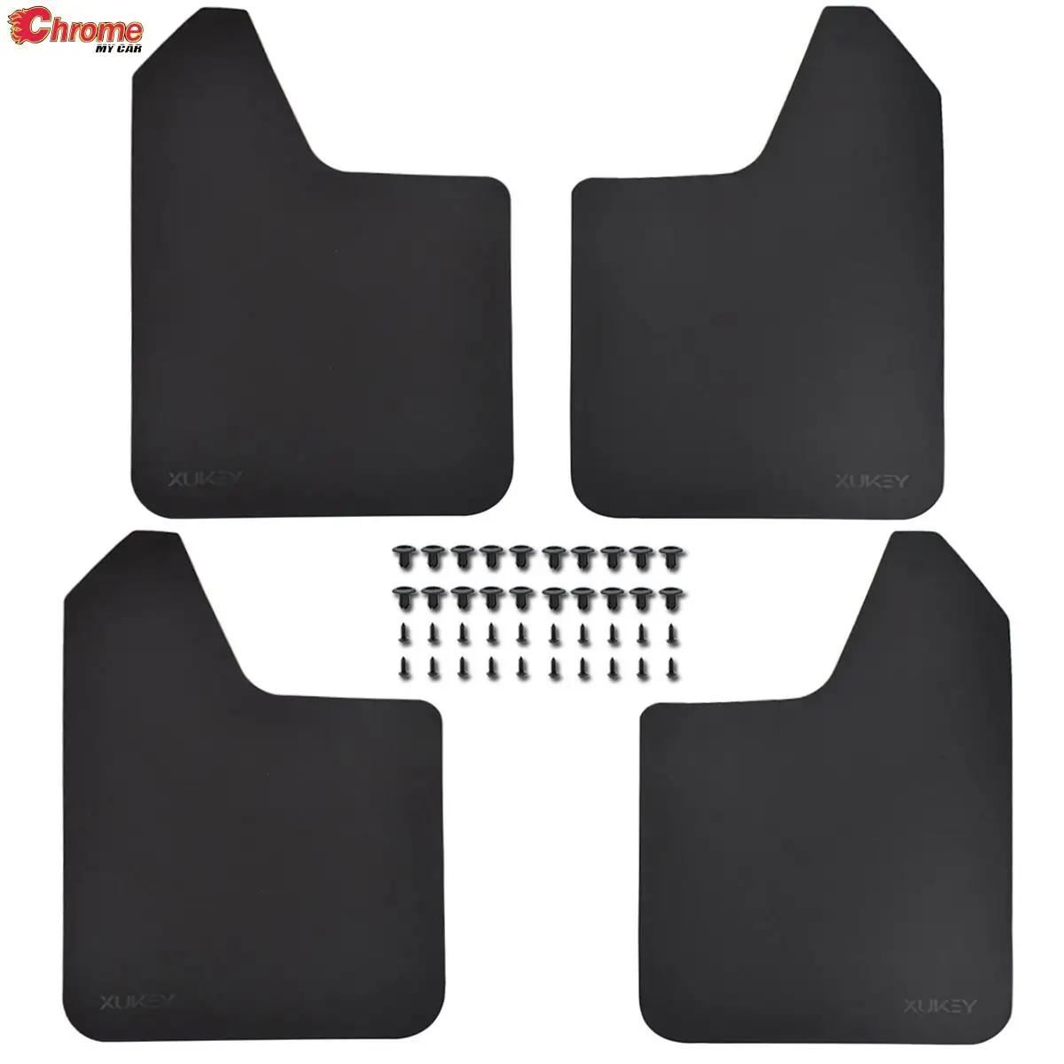 

4Pcs Universal Mud Flaps Mudflaps Splash Guards Fender Flares Front Rear Set For Car Pickup SUV Van Truck Accessories