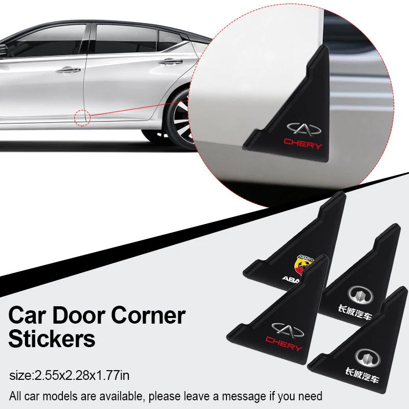 

2pcs Car Door Corner Anti-collision Protection Sticker for TT Q2 Q3 Q5 Q8 a3 a4 a5 R8 B5 B8 C5 8p s4 s5 RS4 RS5 Auto Accessories