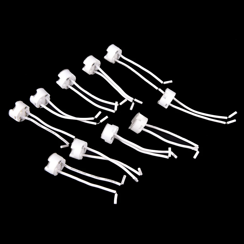 5/10 шт. 7 см цоколь провода разъем держатель лампы Светодиодная лента Разъем MR16 GU5.3