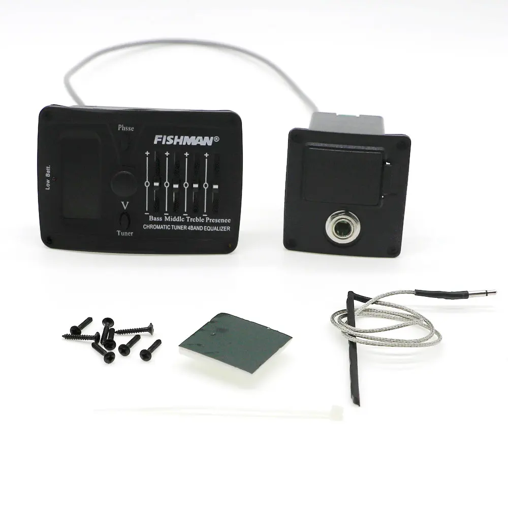 Гитара Fishman Pickup Preamp EQ тюнер Piezo Эквалайзер системы адаптеры для акустической