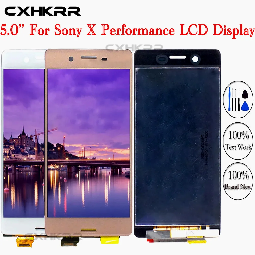 

Оригинальный сенсорный ЖК-экран в сборе для Sony Xperia X F5121 XP F8131 F8132, замена 5,0 дюйма, высокое качество без рамки