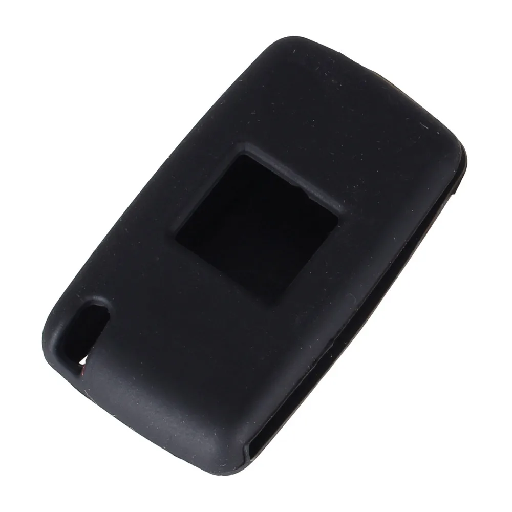 KEYYOU силиконовый чехол для дистанционного ключа с 3 кнопками PEUGEOT 307 308 407 607 |