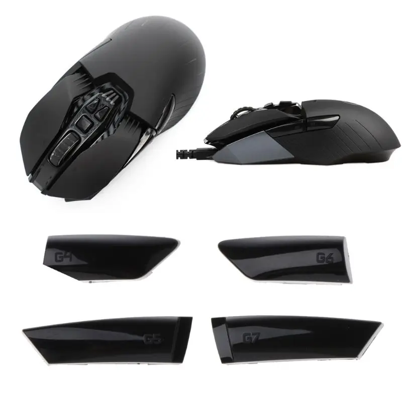 

H7JA 4Pcs Side Keys Side Buttons G4 G5 G6 G7 for logitech G900 G903 Wired Wireless Mouse Mouse Accessory
