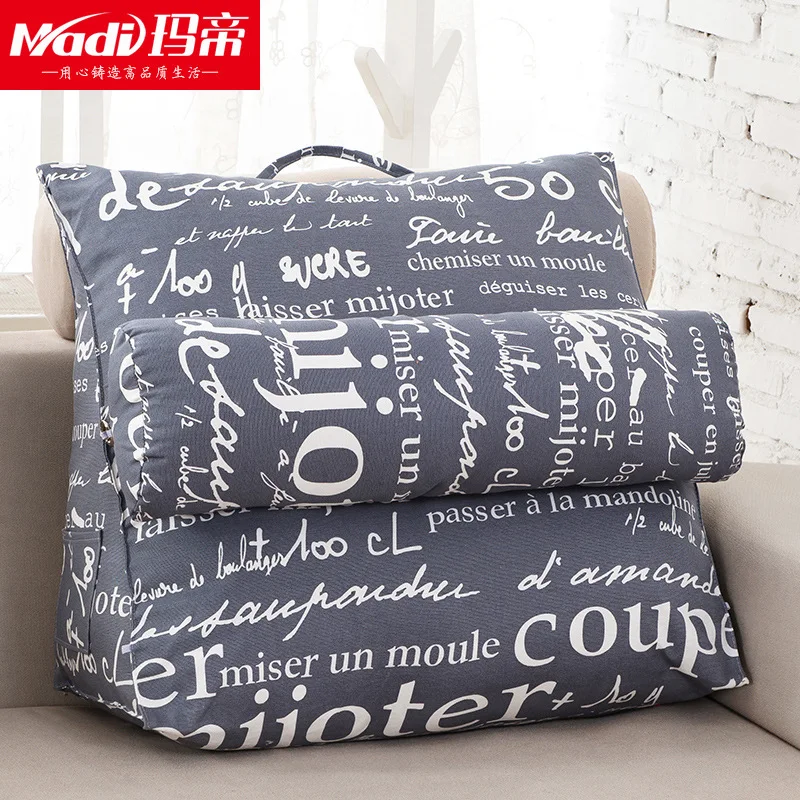 Подушки для дивана регулировки головки Подушка холст большие подушки офис талии