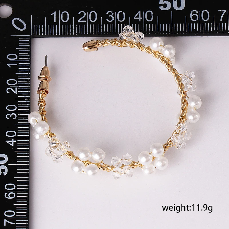 Оптовая продажа JUJIA za новый Имитационные жемчужные серьги с бисером круглые для