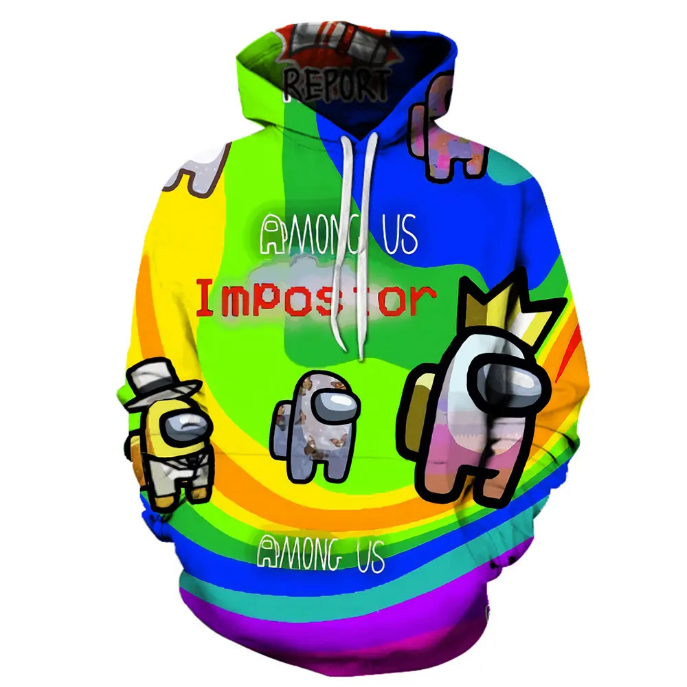 

New 2020 Game Among Us 3D Hoodies Women Men Fashion Casual Cartoon Hoodie Autumn Winter Brand Sweatshirt Streetwear Girls Coat