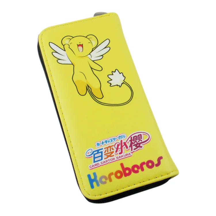 Длинный кошелек из ПУ кожи для косплея сакуры|Мужские кошельки| |