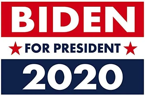 

Political Campaign Yard Sign, Joe Biden 2020, Retro Metal Tin Sign 20x30 cm Vintage Home Yard Bar Pub Wall Decoration New
