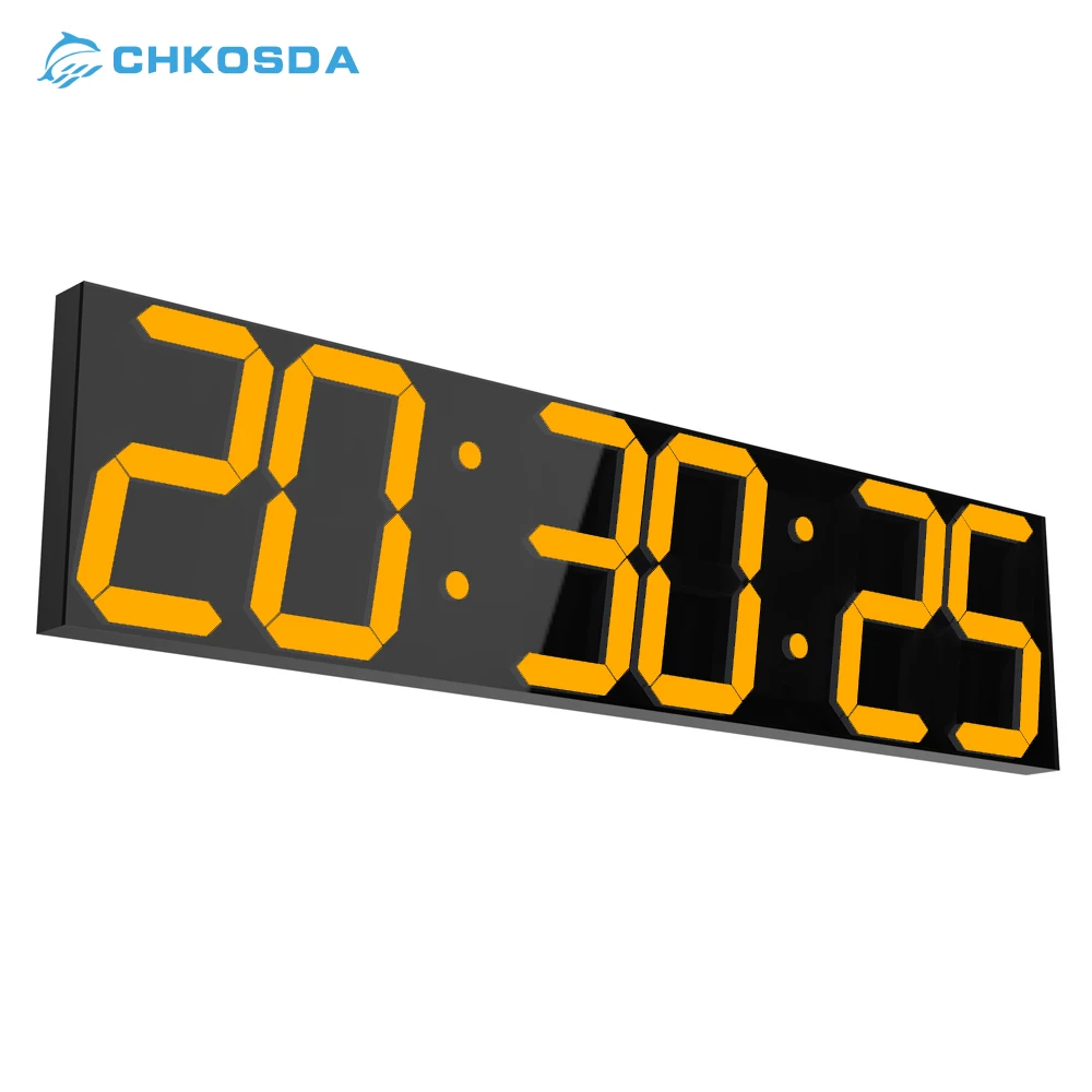 CHkosda негабаритные часы для библиотеки компании тренажерный зал клуб 24/12 дисплей
