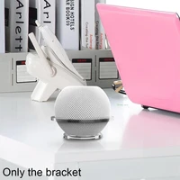 wall mount stand for homepod mini speakers transparent stable stand mount hanger abs wall h9k0