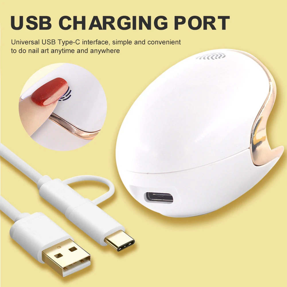 

Fashion UV/LED Nail Lamp Rechargeable Nail Gel Polish Dryer oil-proof Fast Curing Acrylic Crystal Extension Glue Manicure Tool