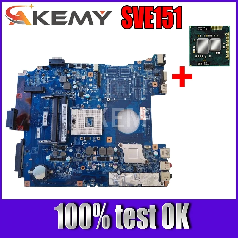 

Akemy Laptop Motherboard For Sony SVE151 MBX-269 DA0HK5MB6F0 REV : F A1876097A MAIN BOARD HM76 DDR3