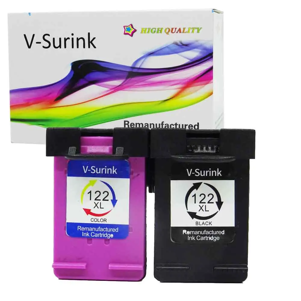 V Surink 122XL Замена для hp картридж 122 xl Deskjet 1510 2050 1000 1050 1050A 2000 2050A 2540 3000 3050 3052A принтер| |