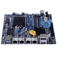 industrial control mainboard 8 generation four network port dual network industrial server soft routing mainboard