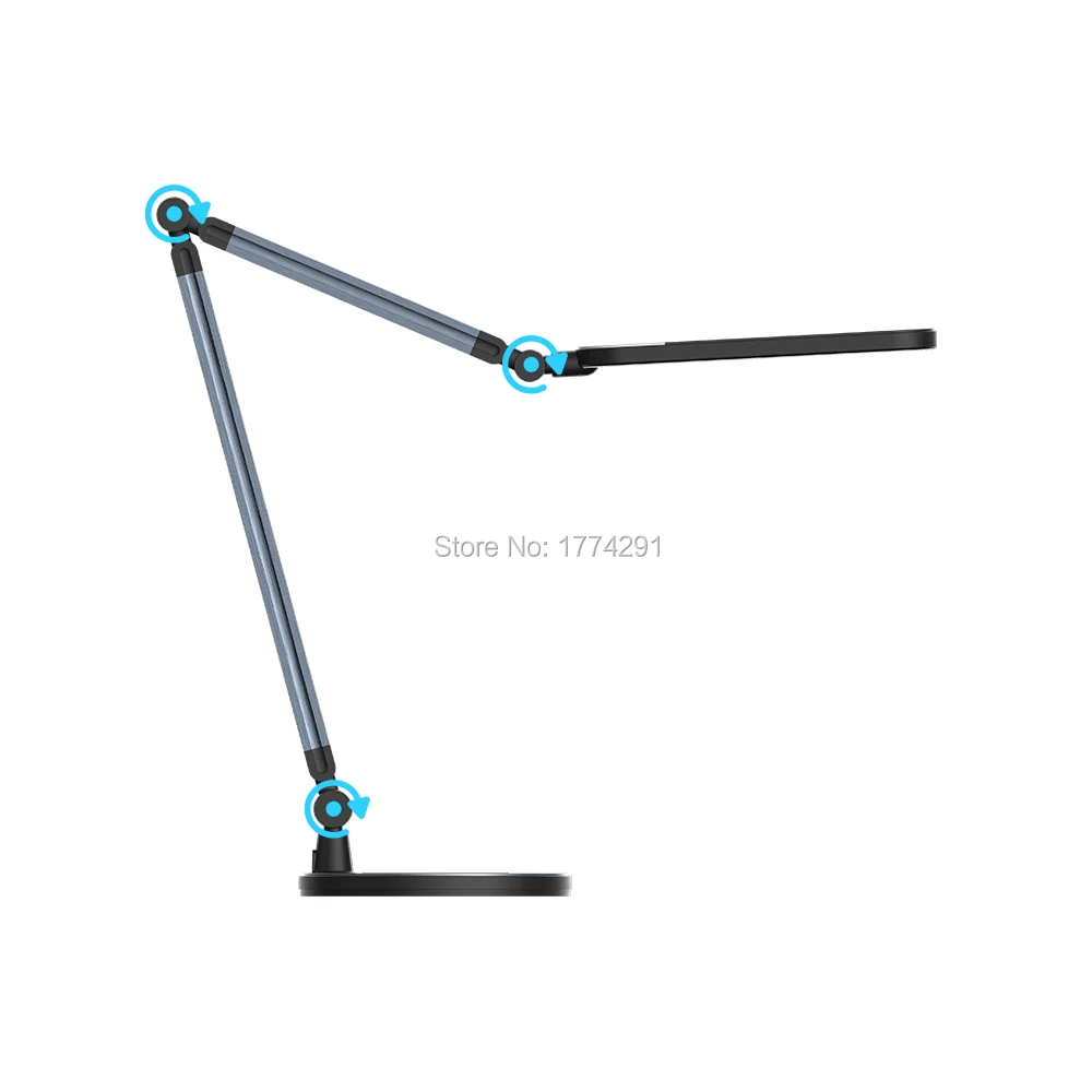 Дизайнерская лампа 10 Вт из алюминиевого материала регулируемая Затемняющая