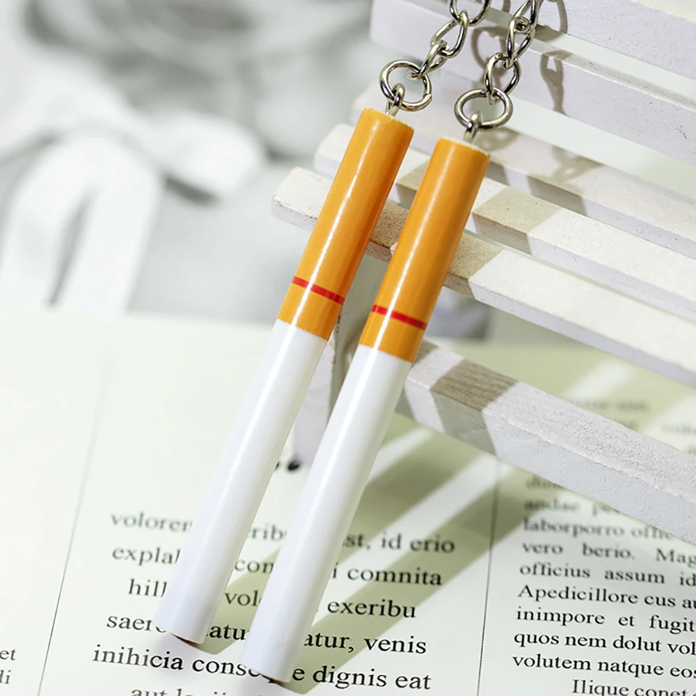 1 предмет модный сигареты ключ-брелок с цепочкой для женщин и мужчин мальчиков