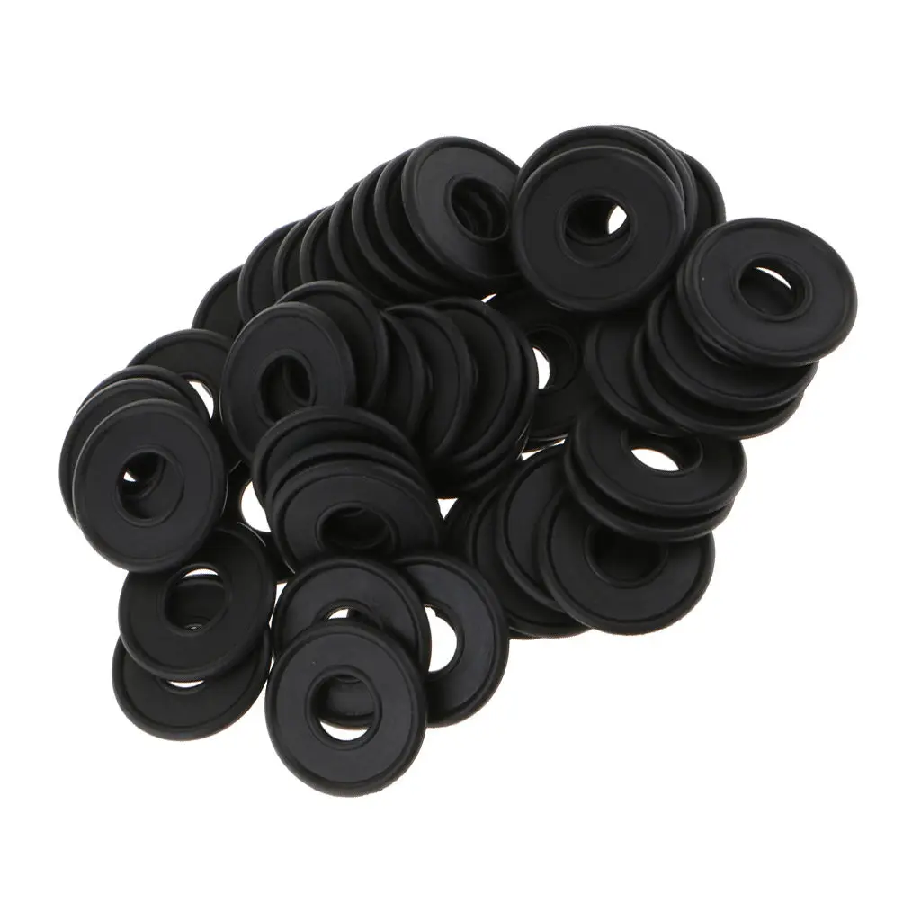 

50 Pcs M12 Rubber Oil Drain Plug Crush Washers Gaskets For GM Saturn Replace 21007240