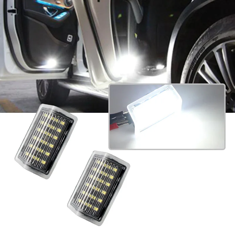 

2Pcs Error Free LED License Number Plate Light Lamp for For Mercedes Benz E-Class (W212 W213)/ML-Class/GLE-Class (W166)/B-Class
