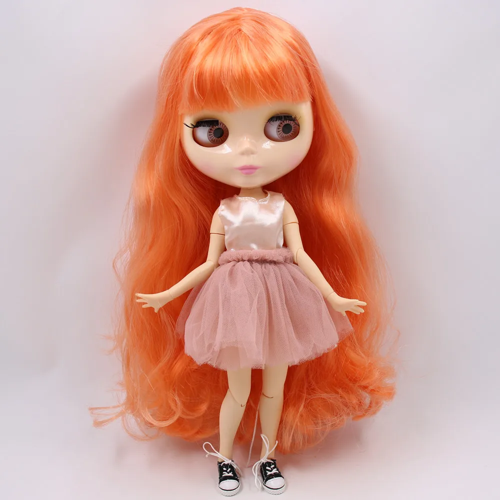 ICY Blyth Кукла № 2 глянцевое лицо натуральная кожа суставное тело 1/6 BJD Специальная цена 1/4 BJD, Pullip, Jerryberry, Licca игрушка подарок