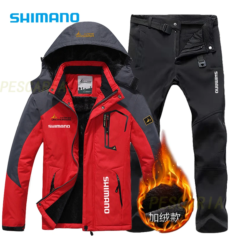 Рыболовная одежда Shimano водонепроницаемая зимняя рыболовная с защитой от морщин