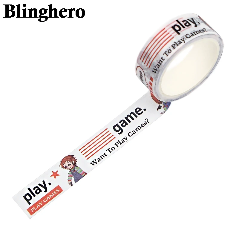 CA716 детская игра ужас васи лента Diy Скрапбукинг ремесла клейкая бумага