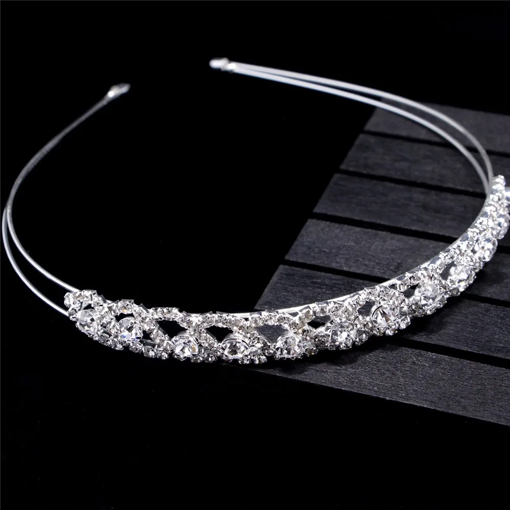 1 шт. ЖЕНСКИЕ НАРЯДНЫЕ свадебные Коронки диадемы головной убор Стразы невесты