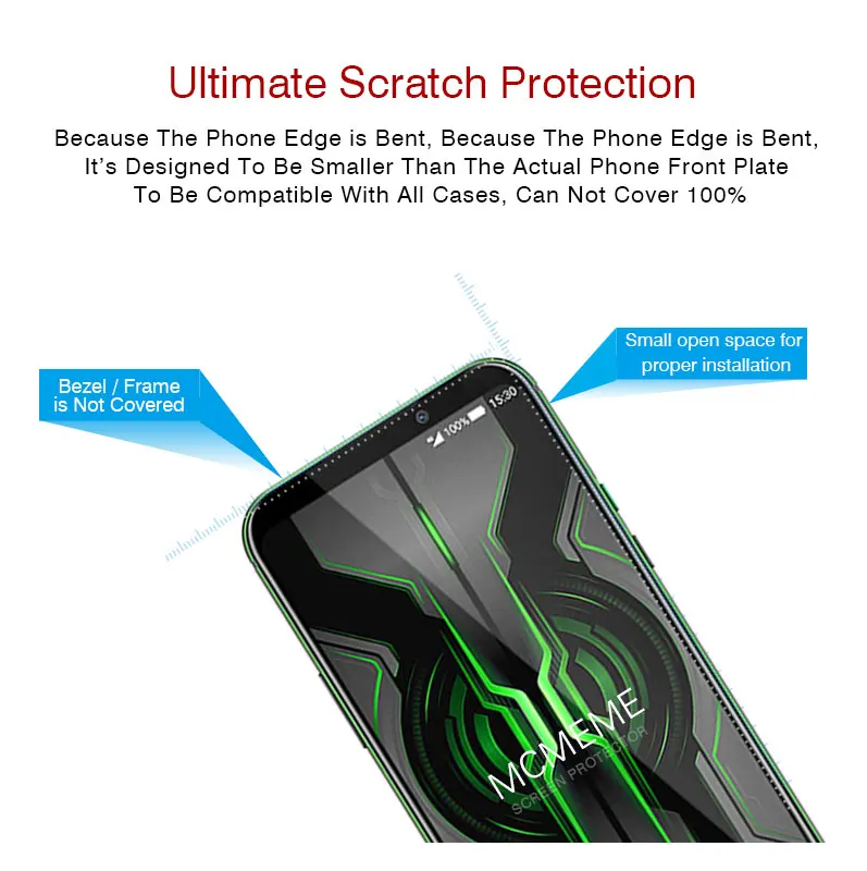 9H 2.5D Премиум Закаленное стекло для Xiaomi Black Shark 2 прозрачное защитное пленка