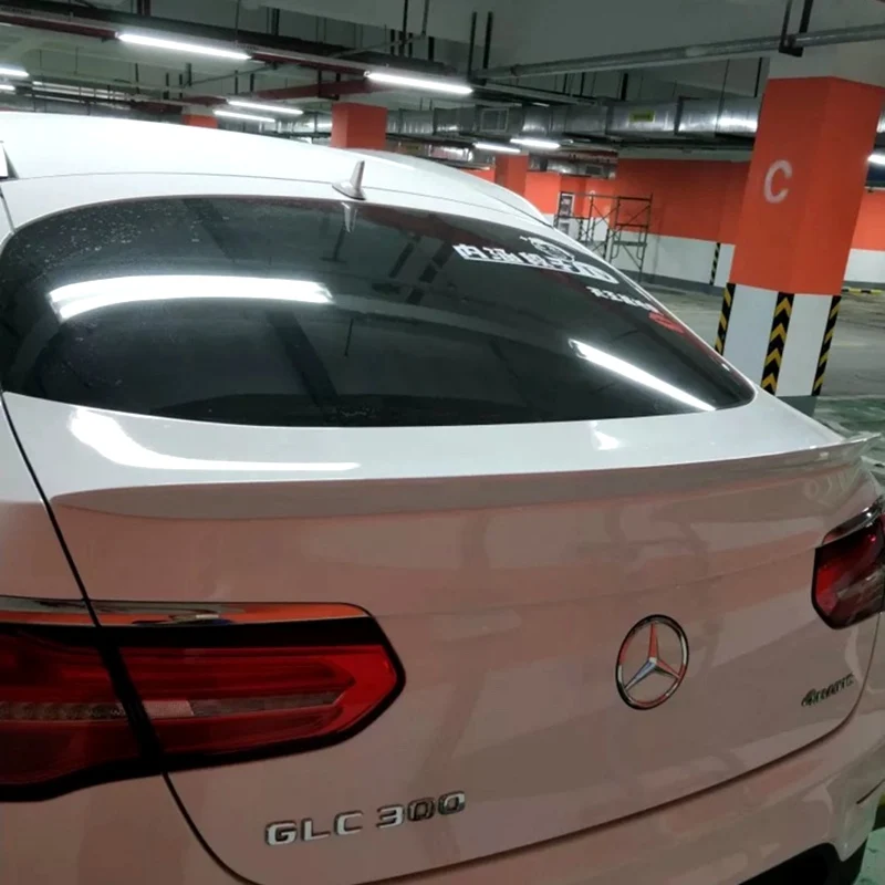 Высококачественный спойлер из АБС пластика для Mercedes Benz GLC Class Coupe GLC300 GLC250 2016 2018 GLC43