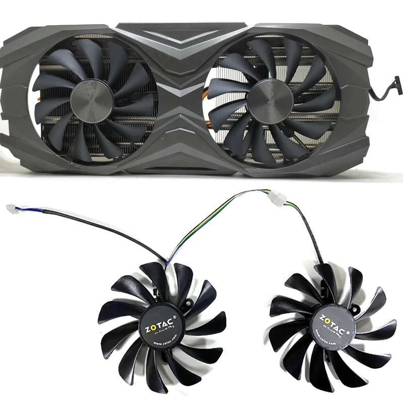 Комплект из 2 предметов рост от 95 мм GAA8S2U 4PIN GTX 1070Ti/1080Ti GPU VGA охлаждающий вентилятор