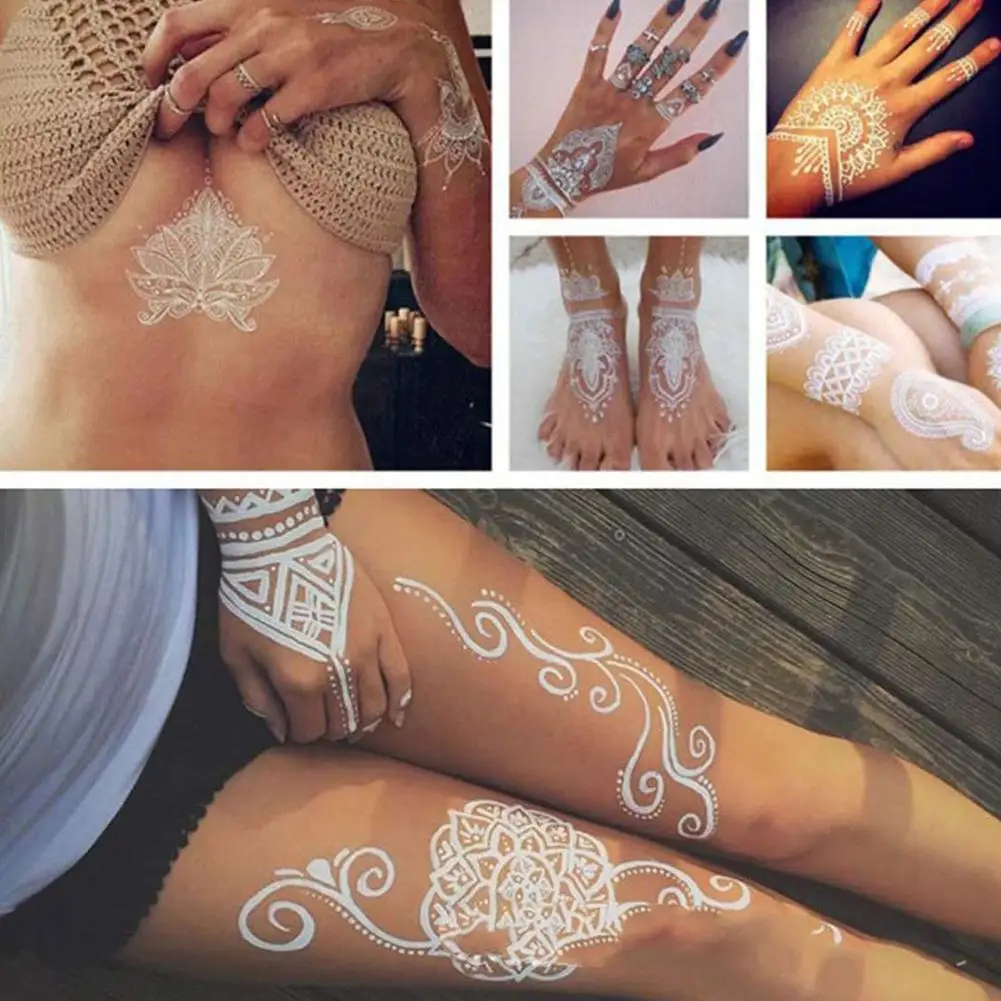 1PC Natural Professional Tattoo Painting Paste Herbal Henna Cones Temporary Waterproof Tattoo Body Art Paint Ink Tattoo Tools