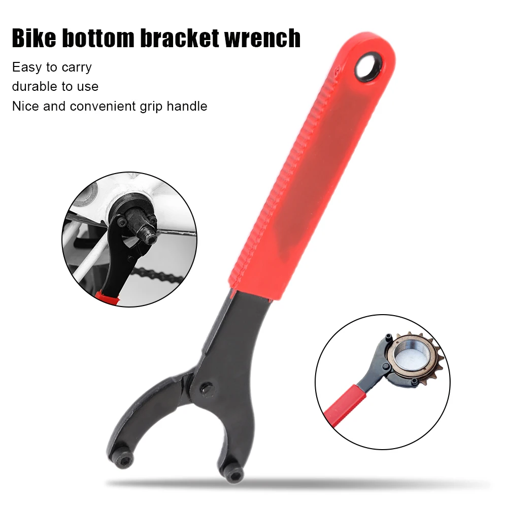 

Bike Bottom Bracket Wrench Adjustable Crankset Lock Ring Spanner BB Shaft Remover Axis Removal Tool Bicycle Repair Tool