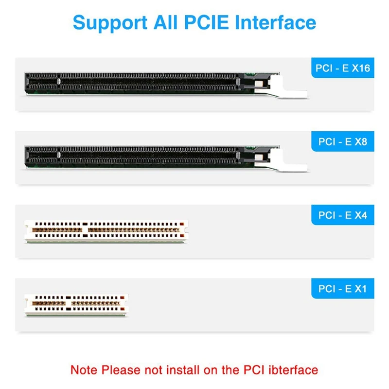 

USB3.0 Expansion Card, Independent Power Supply, Pci-E to USB3.0 Expansion Card, Suitable for Windows 10/8.1/8/7/Xp