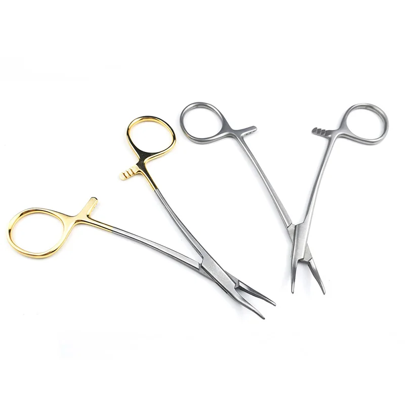 

Стоматологический позолоченный держатель игл Плоскогубцы из нержавеющей стали Ортодонтические щипцы Хирургический Инструмент стоматологический инструмент