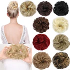 Бразильские волосы Bybrbana, 100% человеческие волосы без Реми, мягкие кудрявые волосы, эластичные волнистые волосы, повязка на голову, конский хвост для женщин