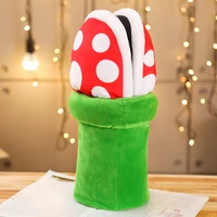 hot new super mario cannibal flower plush toys women halloween carnival fancy funny cosplay shoes christmas gift doll for girls