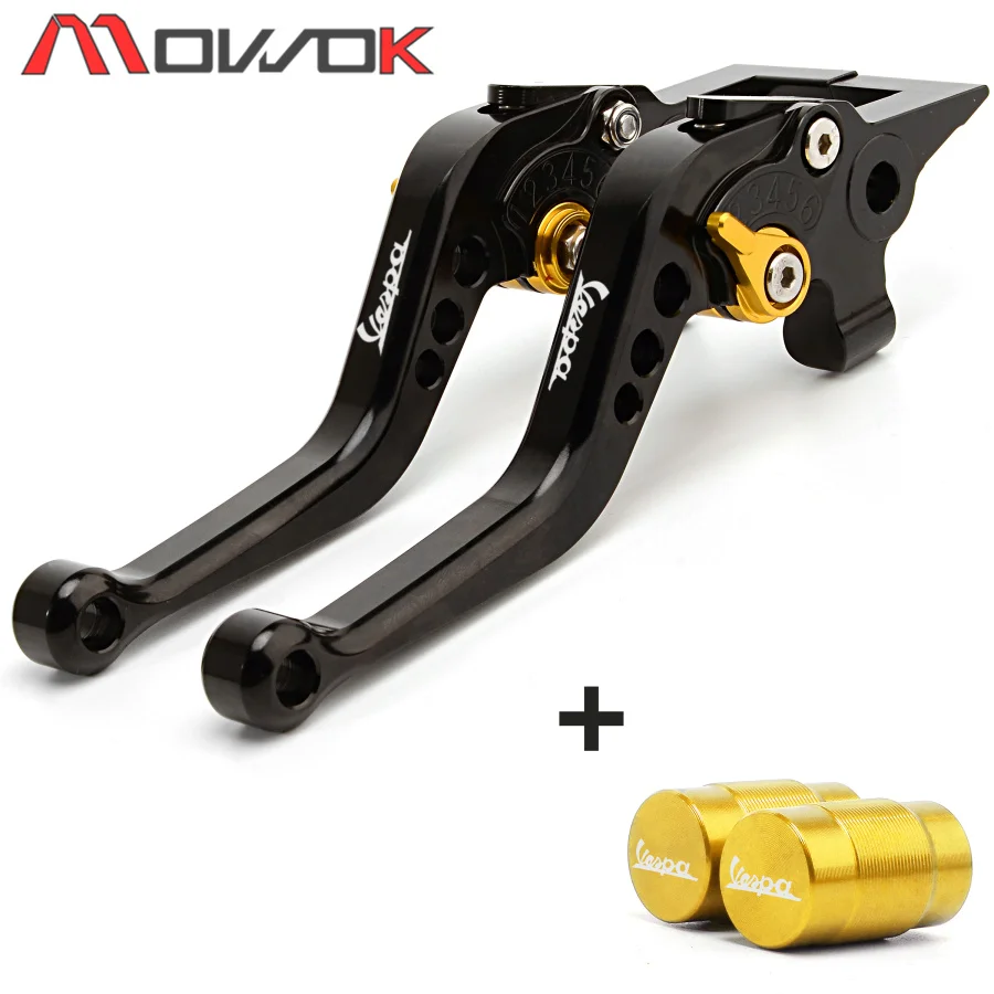 Колпачки для ниппеля и мотоцикла короткий тормозной рычаг сцепления Vespa GTS 125 250 300