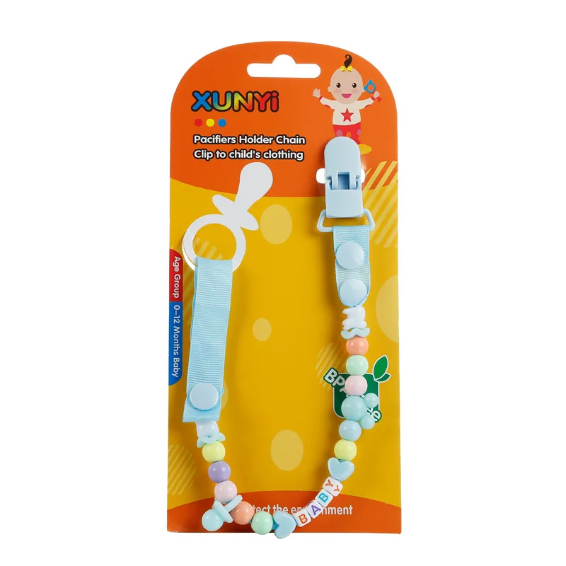 pacifier chain Соска для кормления свежих продуктов, соска для кормления детей, кормушка для фруктов, соски для кормления, безопасные детские принадлежности, соска, бутылочки - Цвет: pacifier chain