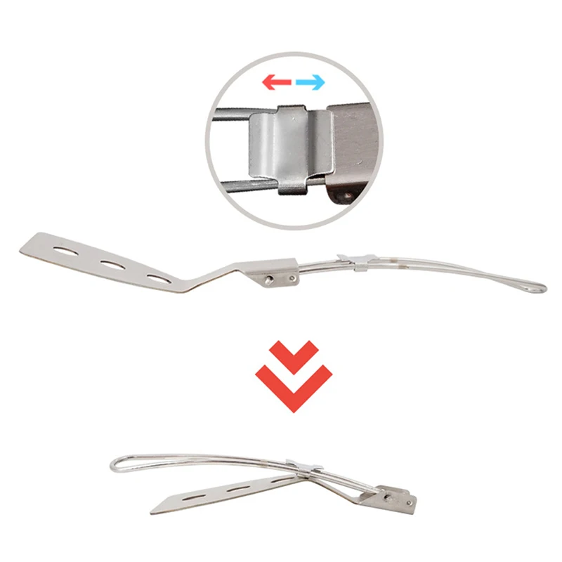 Stainless Steel Folding Spatula Outdoor Camping Gear Cooking Accessories | Спорт и развлечения