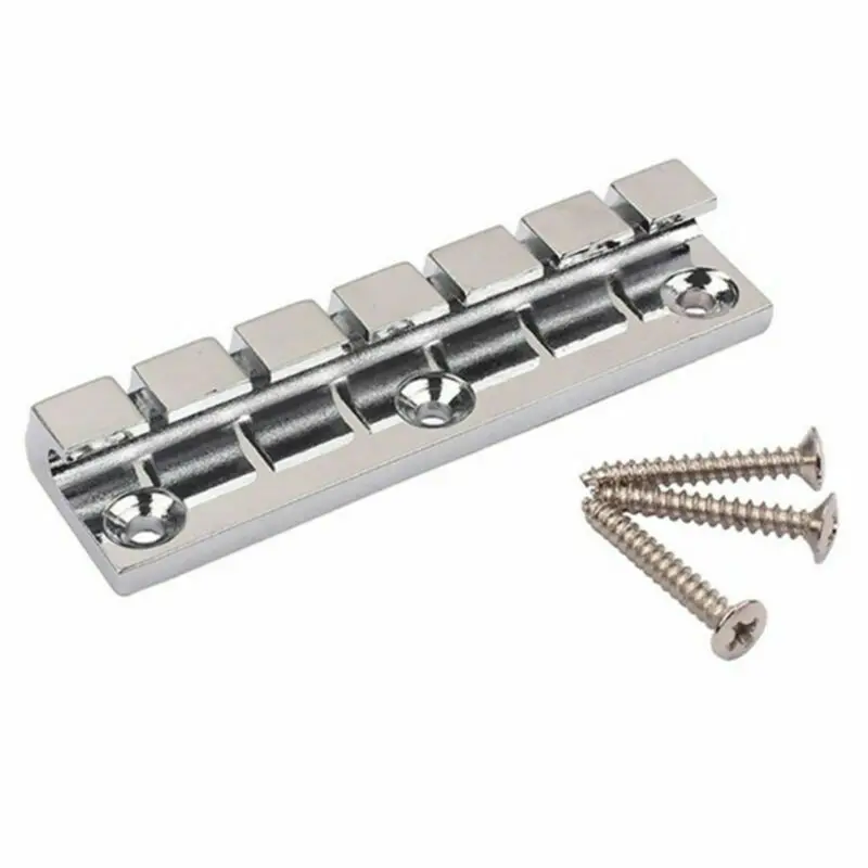 

New Metal 6 String Anchor Type Tailpiece with Screws For Lap Steel SG Guitar Parts Flat Top Guitar